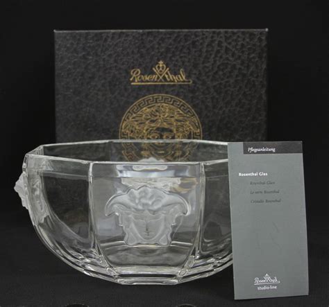 versace glass bowl|versace chinaware.